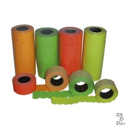 Taśma do metkownicy 26x16 kolorowa falista 5szt.