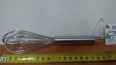 Trzepaczka nierdzewna do piany 20cm Trzepaczka nierdzewna do piany 20cm