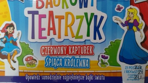 Bajkowy teatrzyk CZERWONY KAPTUREK / ŚPIĄCA KRÓLEWNA Bajkowy teatrzyk CZERWONY KAPTUREK / ŚPIĄCA KRÓLEWNA