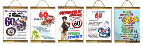Dyplom URODZINY ''60'' dla Pana Dyplom URODZINY ''60'' dla Pana