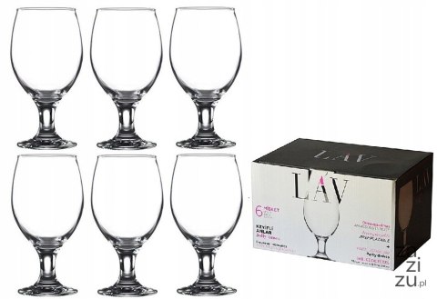 Kieliszki 6szt DO PIWA 400ml. LAV Kieliszki 6szt DO PIWA 400ml. LAV