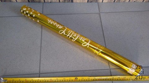 Konfetti tuba ze złotymi sercami 60szt. TUKHR60-019M Konfetti tuba ze złotymi sercami 60szt. TUKHR60-019M