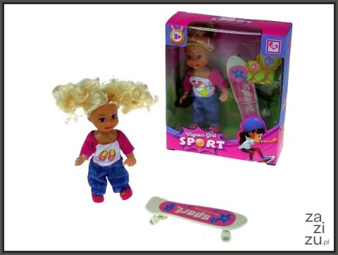 Lalka 11cm na deskorolce HRL17 Lalka 11cm na deskorolce HRL17