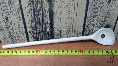 Łyżka drewniana z rogiem i dziurką L108 Łyżka drewniana z rogiem i dziurką L108