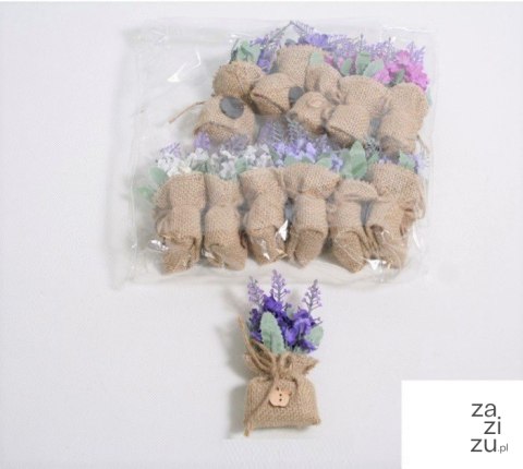 Magnes 12szt. KWIATY W WORKU | 1067G Magnes 12szt. KWIATY W WORKU | 1067G