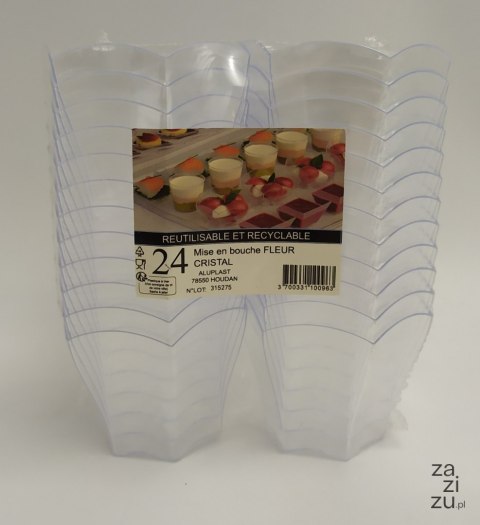 Pojemniki plastikowe 20szt. na przekąski 70ml | 33-12 Pojemniki plastikowe 20szt. na przekąski 70ml | 33-12