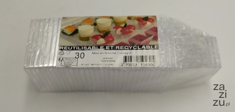Pojemniki plastikowe 30szt. na przekąski 60ml | 33-32 Pojemniki plastikowe 30szt. na przekąski 60ml | 33-32
