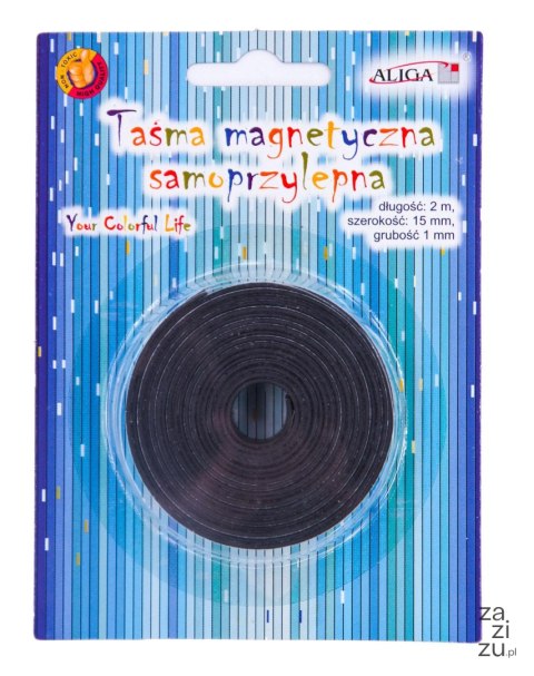 Taśma samoprzylepna magnetyczna 1mm x15mm x2m | 3441 Taśma samoprzylepna magnetyczna 1mm x15mm x2m | 3441