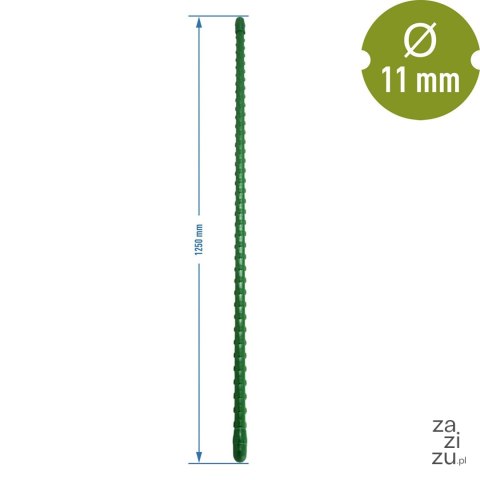 Tyczka 10szt. stalowa powlekana 125cm | 720112 Tyczka 10szt. stalowa powlekana 125cm | 720112