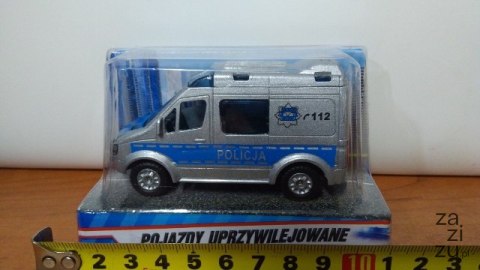 Auto metalowe mini van POLICJA Auto metalowe mini van POLICJA