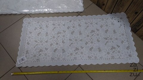 Bieżnik 40x84cm winylowy 10szt. BIAŁY Bieżnik 40x84cm winylowy 10szt. BIAŁY