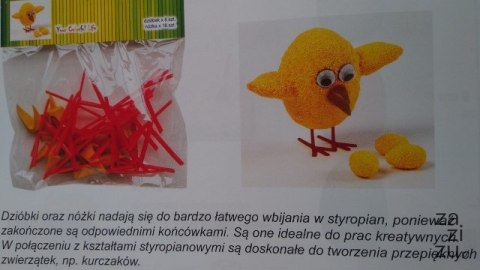 Dodatki kreatywne NÓŻKI I DZIÓBKI | WKZ-9923 Dodatki kreatywne NÓŻKI I DZIÓBKI | WKZ-9923