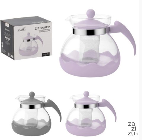 Dzbanek żaroodporny z zaparzaczem 1,5l COOK LINE Dzbanek żaroodporny z zaparzaczem 1,5l COOK LINE
