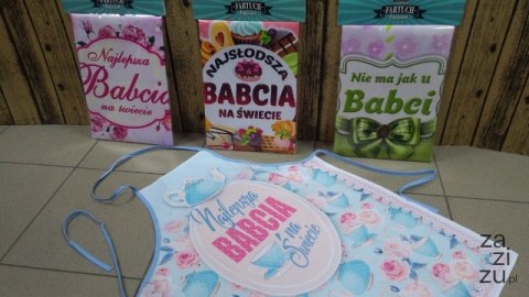 Fartuch Najlepsza Babcia na świecie FP107 Fartuch Najlepsza Babcia na świecie FP107
