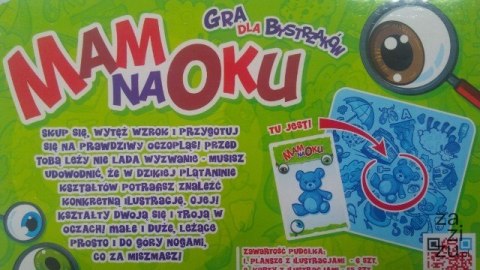 Gra dla bystrzaków ''MAM NA OKU'' Gra dla bystrzaków ''MAM NA OKU''