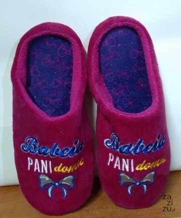 Kapcie BABCIA PANI DOMU Kapcie BABCIA PANI DOMU