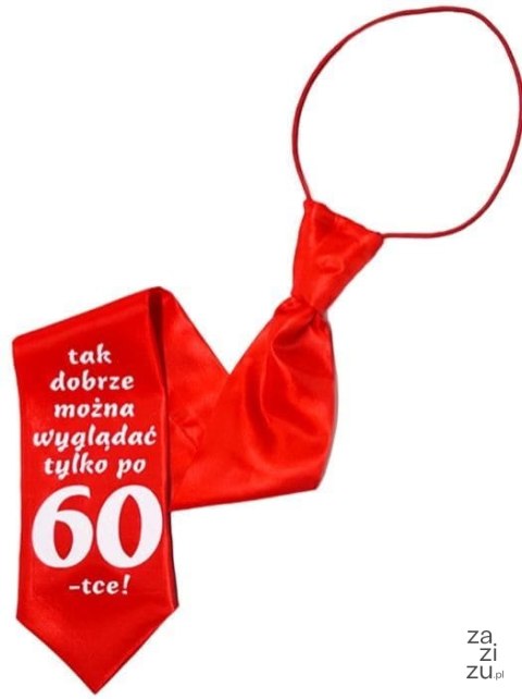 Krawat - Tak dobrze tylko po 60 KS46 Krawat - Tak dobrze tylko po 60 KS46