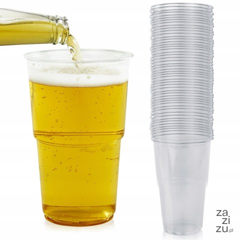Kubek plastikowy do piwa 0,5l A'50 Kubek plastikowy do piwa 0,5l A'50