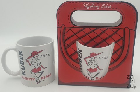 Kubek w ozdobnym opakowaniu 300 ml Kobieta z klasą Kubek w ozdobnym opakowaniu 300 ml Kobieta z klasą