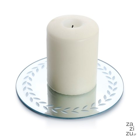 Podstawka szklana 6szt. lusterko fi-15cm Podstawka szklana 6szt. lusterko fi-15cm
