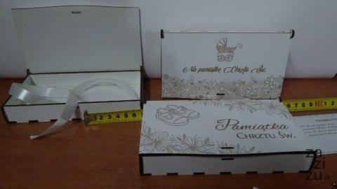 Pudełko 16,5x9,5x3 Pamiątka Chrztu Pudełko 16,5x9,5x3 Pamiątka Chrztu