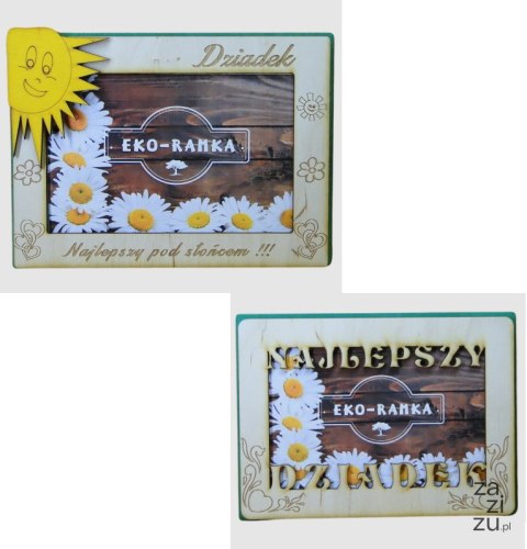 Ramka drewniana na zdjęcia DZIADEK 19 x 14 cm | P144 Ramka drewniana na zdjęcia DZIADEK 19 x 14 cm | P144