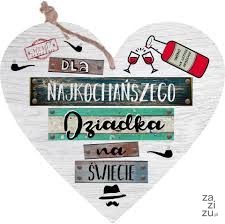 Serce wiszące DZIADEK Serce wiszące DZIADEK