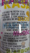 Skarbonka metalowa puszka gigant 21,5x15,5cm MŁODA PARA