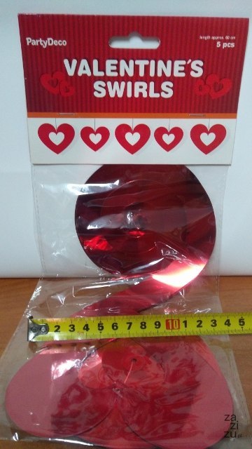Świderki 5szt SERCA CZERWONE 60cm SWID5 Świderki 5szt SERCA CZERWONE 60cm SWID5