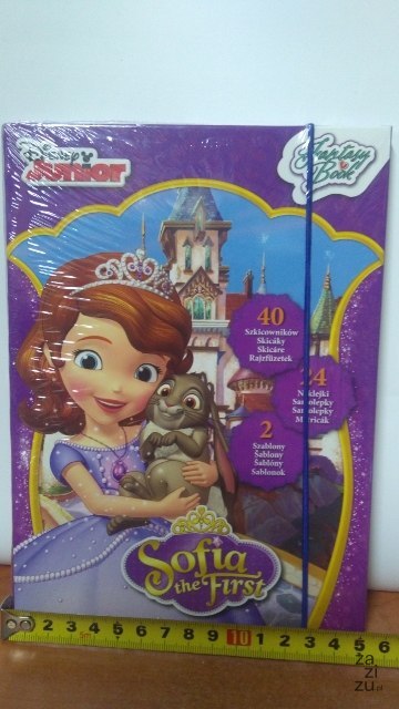 Szkicownik,szablon,naklejki SOFIA Szkicownik,szablon,naklejki SOFIA