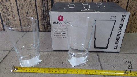 Szklanka 6szt. do napojów 355ml BORGONOWO Szklanka 6szt. do napojów 355ml BORGONOWO