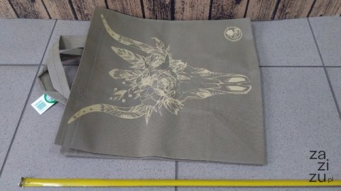 Torba ekologiczna na zakupy 34X36X20 SZARA GŁOWA KOZIOROŻCA Torba ekologiczna na zakupy 34X36X20 SZARA GŁOWA KOZIOROŻCA
