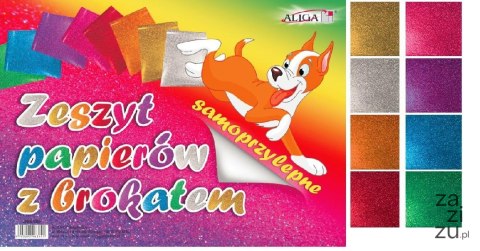Zeszyt papierów 25x35 SAMOPRZYLEPNYCH Z BROKATEM | ZPBS-6389 Zeszyt papierów 25x35 SAMOPRZYLEPNYCH Z BROKATEM | ZPBS-6389