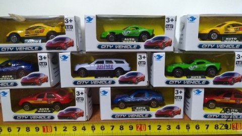 Auto metalowe 1:87 CITY WEHICLE Auto metalowe 1:87 CITY WEHICLE