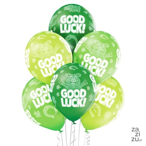 Balony 6szt. 12" GOOD LUCK | 42-46 Balony 6szt. 12" GOOD LUCK | 42-46