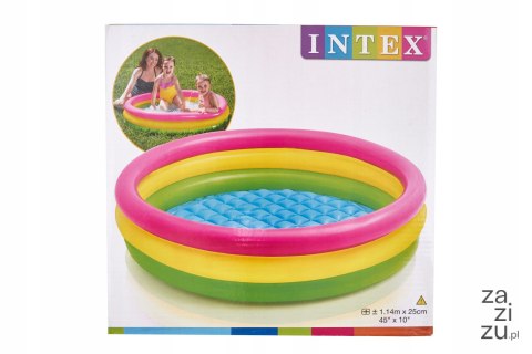 Basen TĘCZA INTEX 114x25cm | 57412NP Basen TĘCZA INTEX 114x25cm | 57412NP