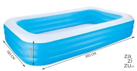 Basen dmuchany 3.05 x 1.83 x 56cm 54009 BESTWAY Basen dmuchany 3.05 x 1.83 x 56cm 54009 BESTWAY
