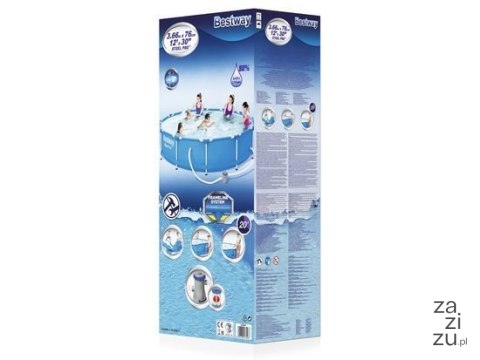 Basen stelażowy 366cm x 76cm 8w1 Bestway 56681 Basen stelażowy 366cm x 76cm 8w1 Bestway 56681