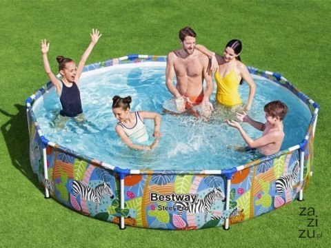 Basen stelażowy Safari 305x66cm Bestway | 56985 Basen stelażowy Safari 305x66cm Bestway | 56985