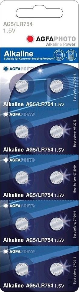 Bateria AGFA AG5 / LR754 10 szt Bateria AGFA AG5 / LR754 10 szt