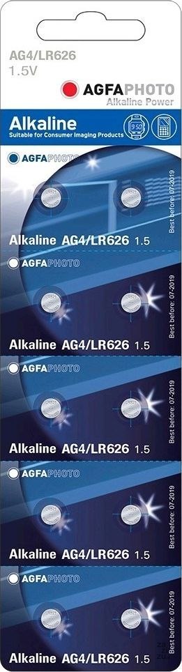 Bateria Agfa AG4 / LR626 - 10szt Bateria Agfa AG4 / LR626 - 10szt