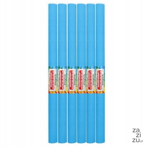 Bibuła 10szt. BŁĘKITNA 200x50cm | NR.18 Bibuła 10szt. BŁĘKITNA 200x50cm | NR.18