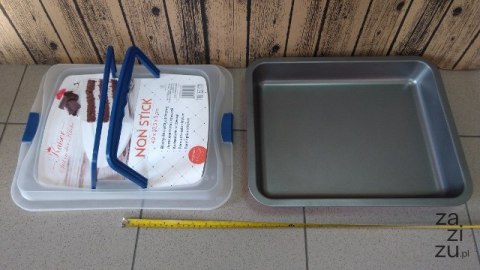 Blacha teflonowa z pokrywką 40x32,5x5cm BP40 Blacha teflonowa z pokrywką 40x32,5x5cm BP40