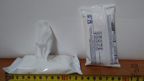 Chusteczki nawilżane 15szt. Chusteczki nawilżane 15szt.