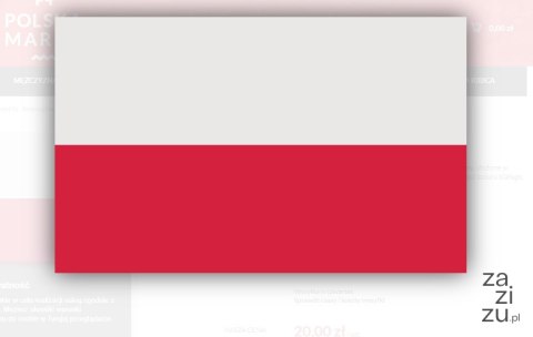 Flaga biało-czerwona Polska 112x70 Flaga biało-czerwona Polska 112x70