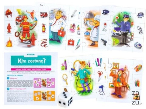 Gra układanka edukacyjna zawody Kim zostanę? | GR0304 Gra układanka edukacyjna zawody Kim zostanę? | GR0304