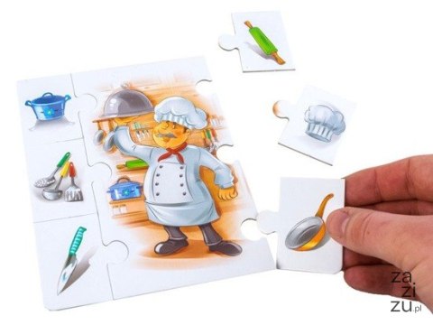 Gra układanka edukacyjna zawody Kim zostanę? | GR0304 Gra układanka edukacyjna zawody Kim zostanę? | GR0304