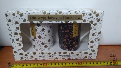 Kpl 2 kubków DLA WYJĄTKOWYCH RODZICÓW Mama / Tata | Q808 Kpl 2 kubków DLA WYJĄTKOWYCH RODZICÓW Mama / Tata | Q808