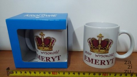 Kubek JEGO WYSOKOŚĆ EMERYT Kubek JEGO WYSOKOŚĆ EMERYT