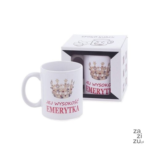 Kubek JEJ WYSOKOŚĆ EMERYTKA mix Kubek JEJ WYSOKOŚĆ EMERYTKA mix